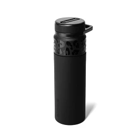 25oz Rotera Water Bottle in Onyx Leopard