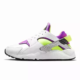 Air Huarache Women (White/Neon Yellow/Purple)