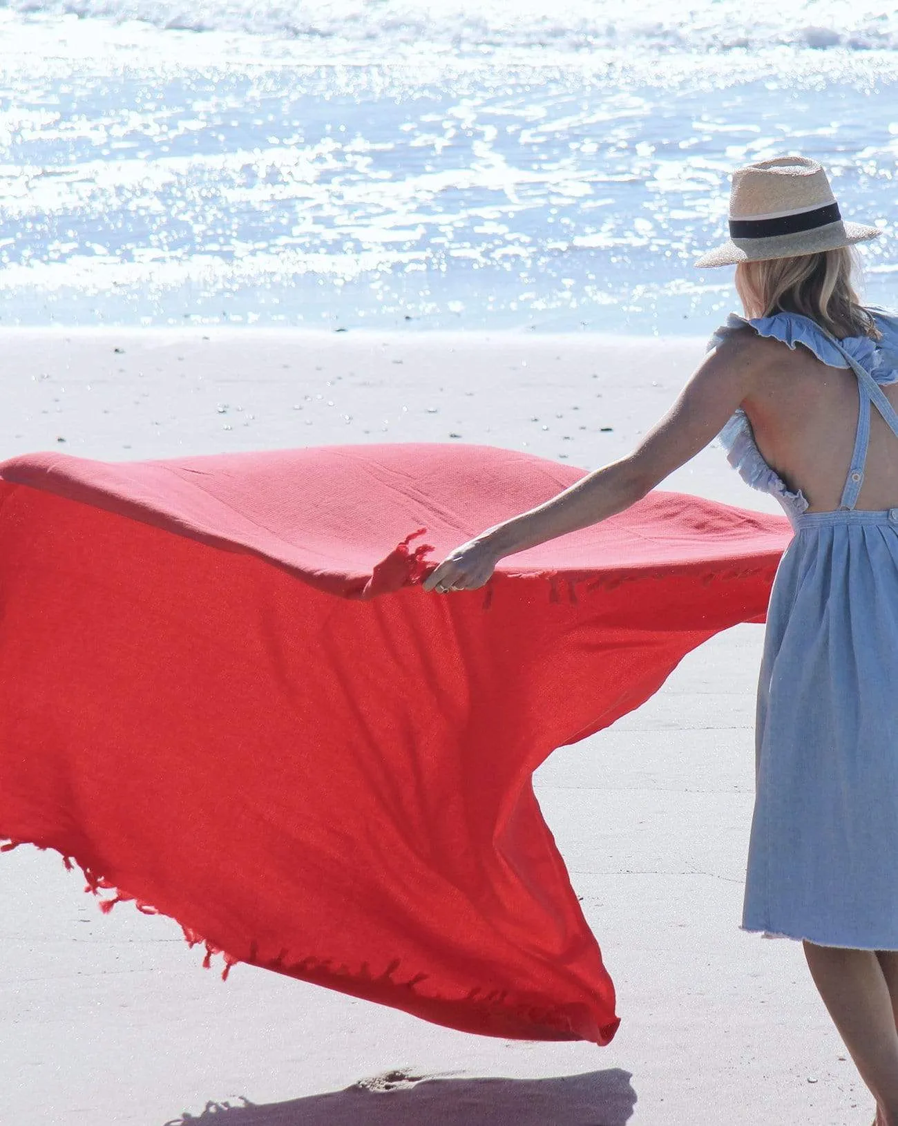 Beach Blanket - Red