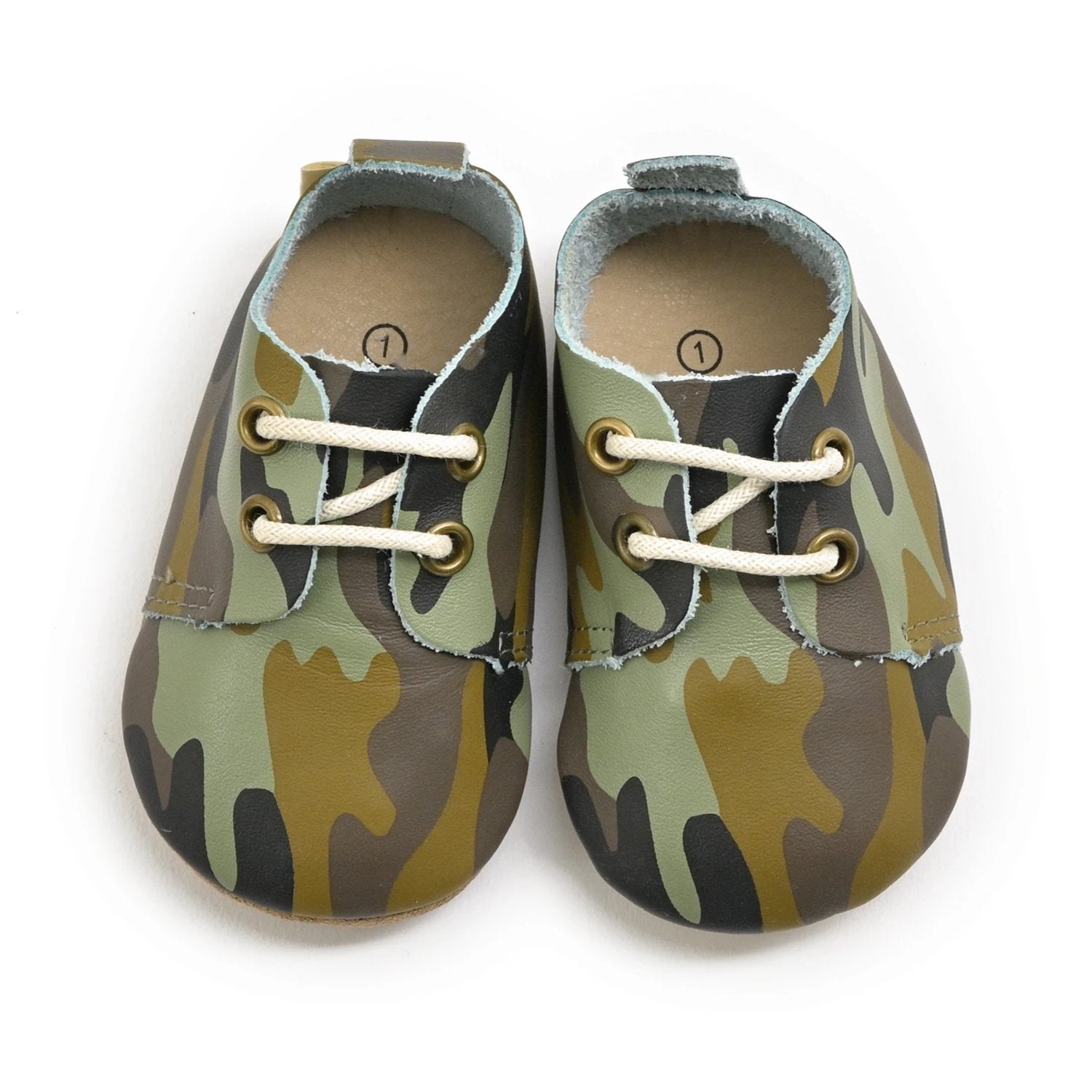 Camo - Low Top Oxfords - Soft Sole