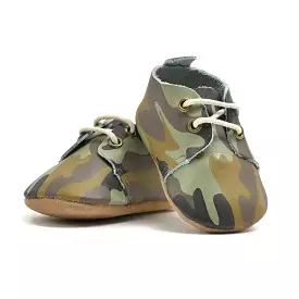 Camo - Low Top Oxfords - Soft Sole