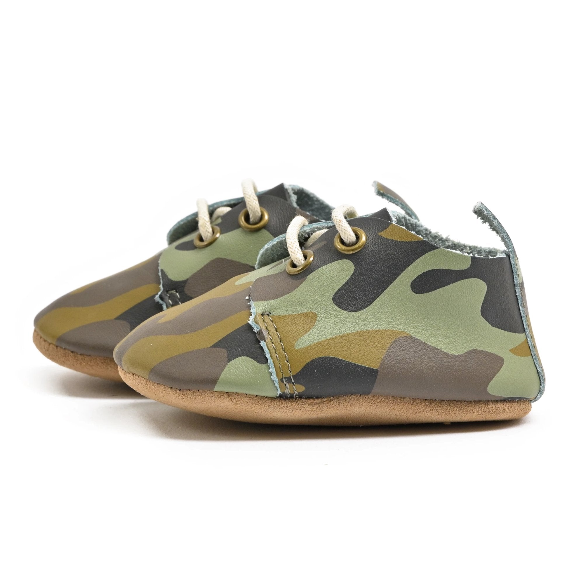 Camo - Low Top Oxfords - Soft Sole