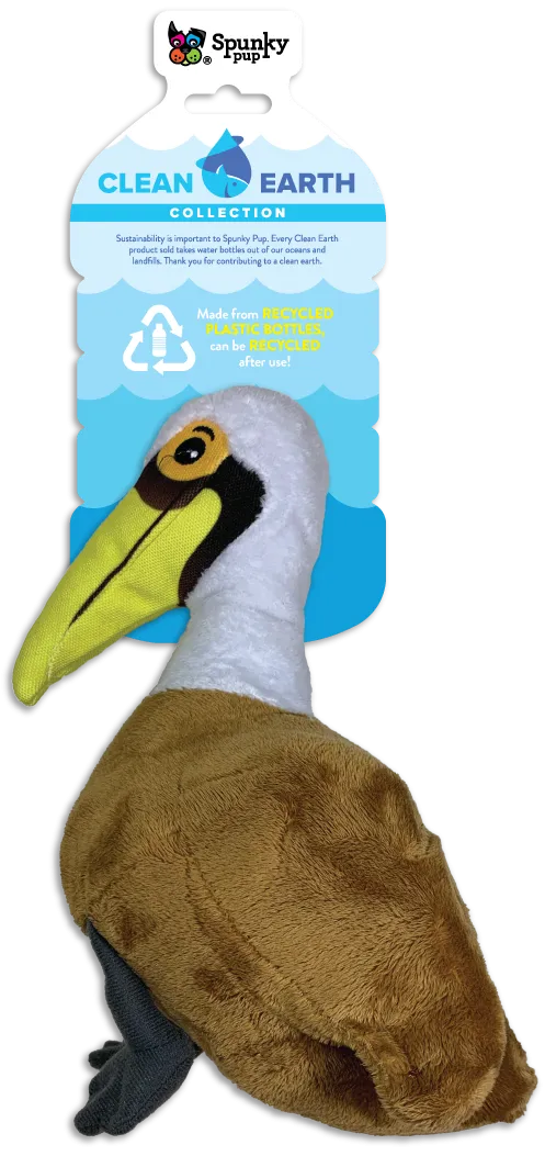 Clean Earth Plush Pelican