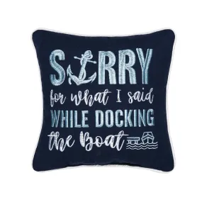 Docking the Boat Pillow