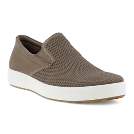 ECCO Men's Soft 7 Slip-On Taupe