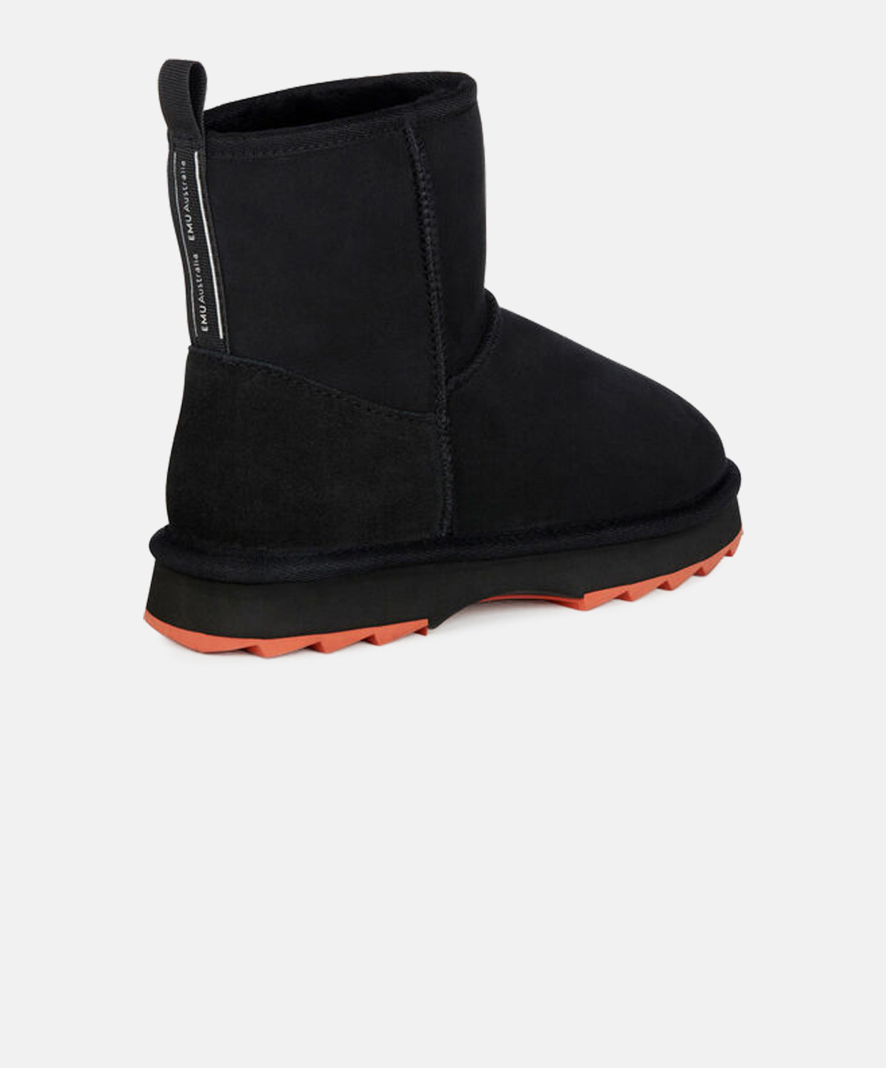 Emu Sharky Mini Black/Crimson Sheepskin Boots