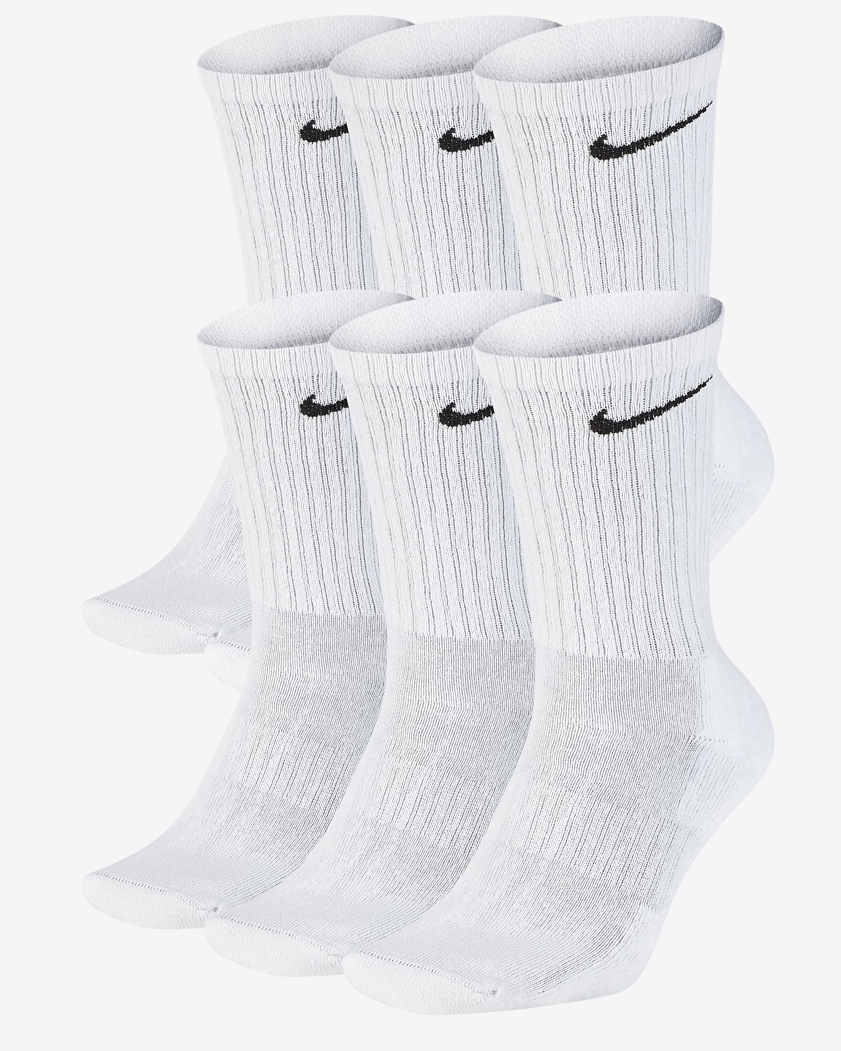 Everyday Cushioned Crew Socks (6 Pair)