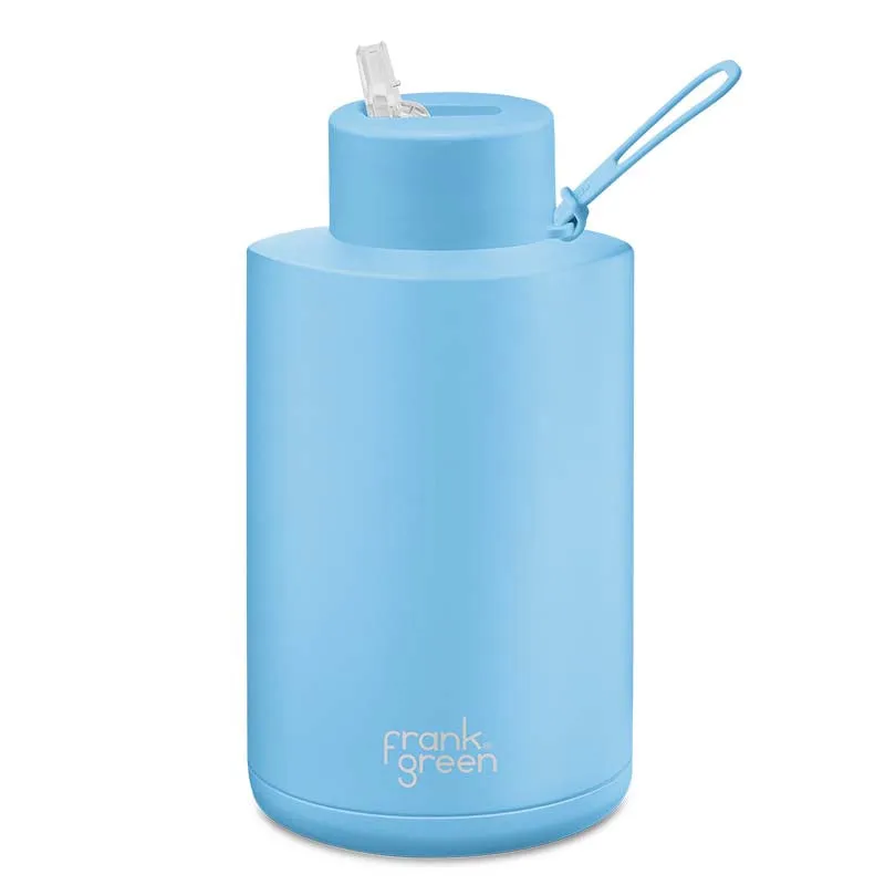 Frank Green Ceramic Reusable Bottle (2 litre) - Straw Lid