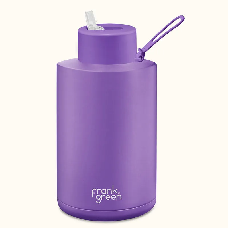 Frank Green Ceramic Reusable Bottle (2 litre) - Straw Lid