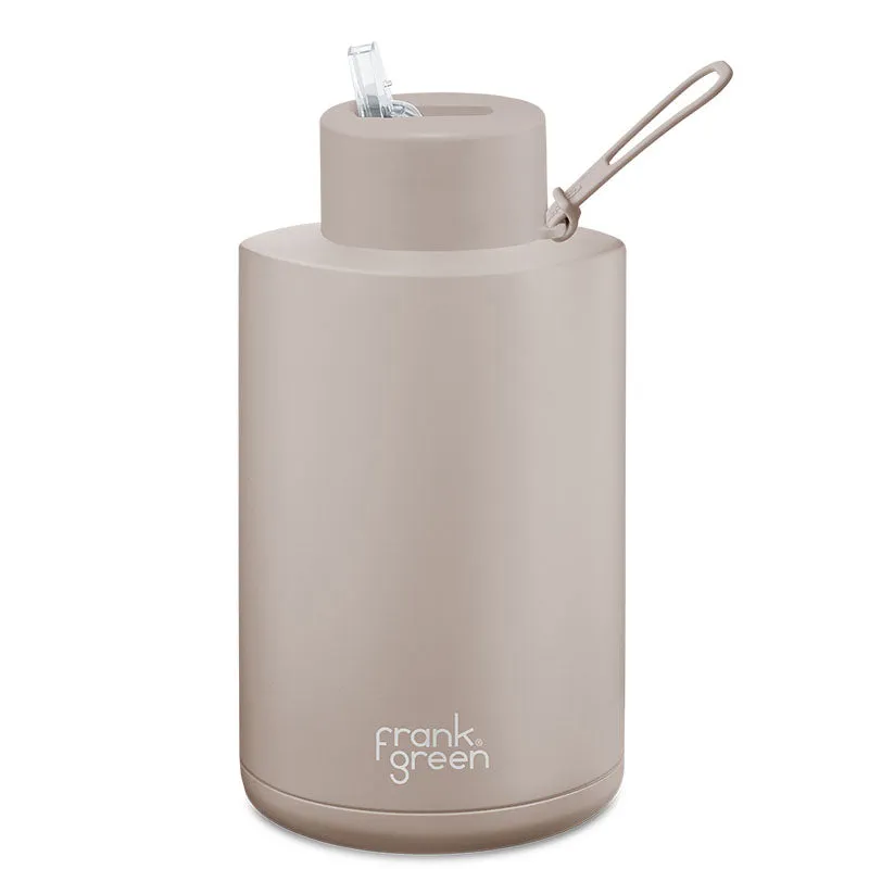 Frank Green Ceramic Reusable Bottle (2 litre) - Straw Lid