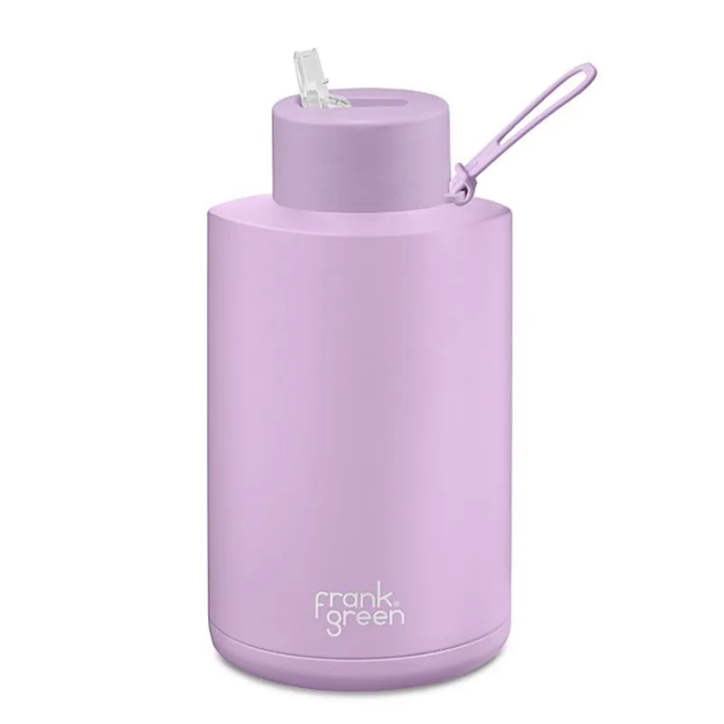 Frank Green Ceramic Reusable Bottle (2 litre) - Straw Lid