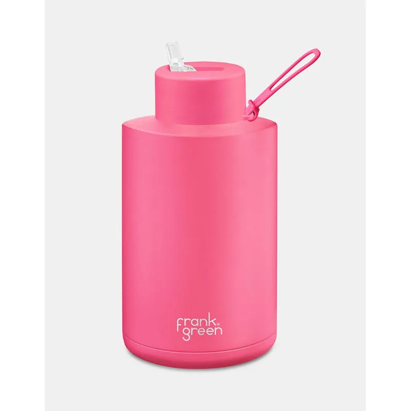 Frank Green Ceramic Reusable Bottle (2 litre) - Straw Lid