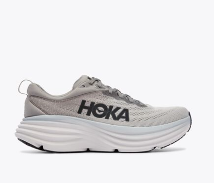 Hoka One One Bondi 8 Men's - Sharkskin/Harbor Mist