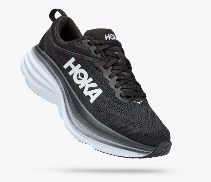 Hoka One One Bondi 8 Women's - Black/White