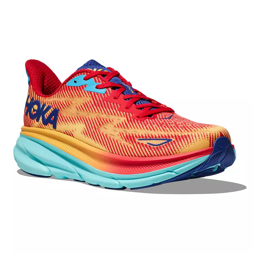 Hoka One One Clifton 9 Naranja Rojo