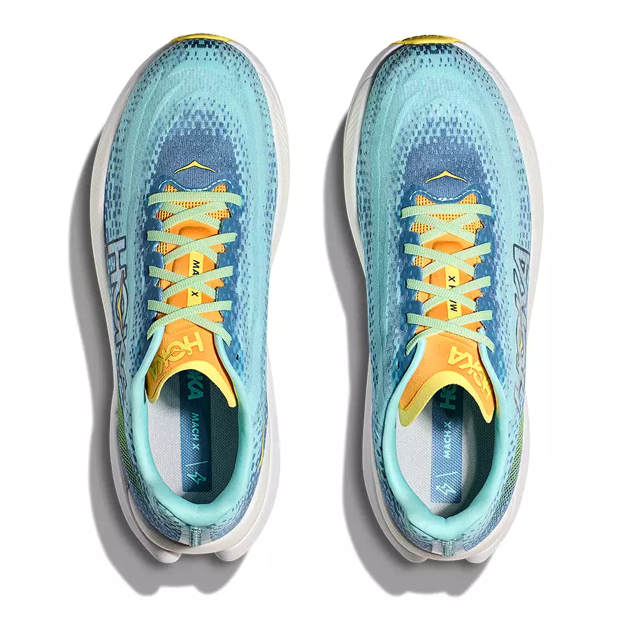 Hoka One One Mach X Azul Verde