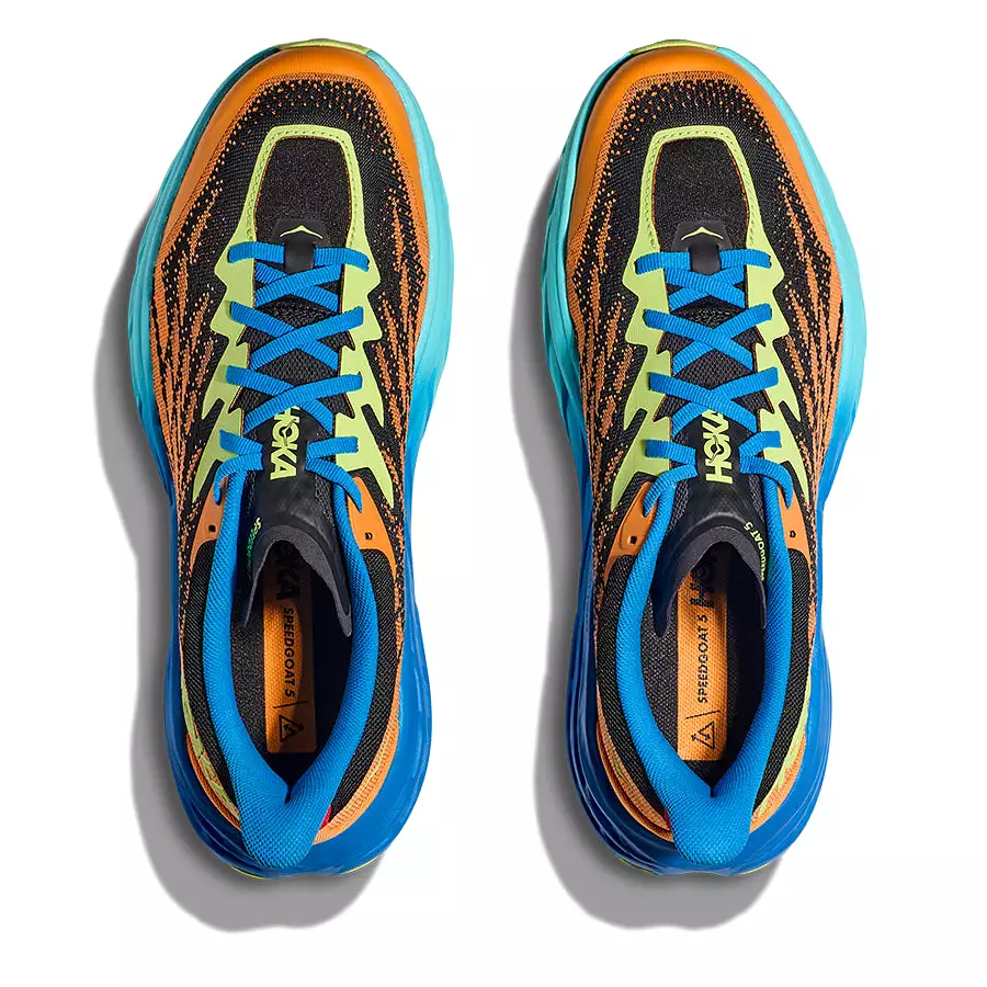 Hoka One One Speedgoat 5 Naranja Azul Verde