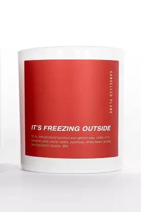 It's Freezing Outside Candle