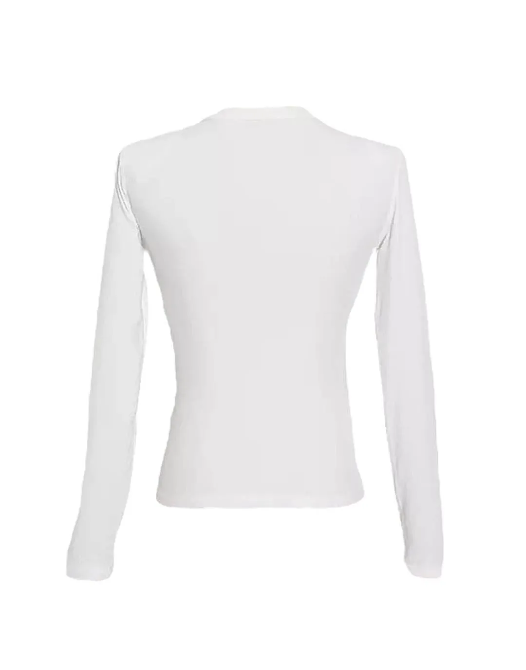 Long Sleeve Stretchy Ruched Front Top