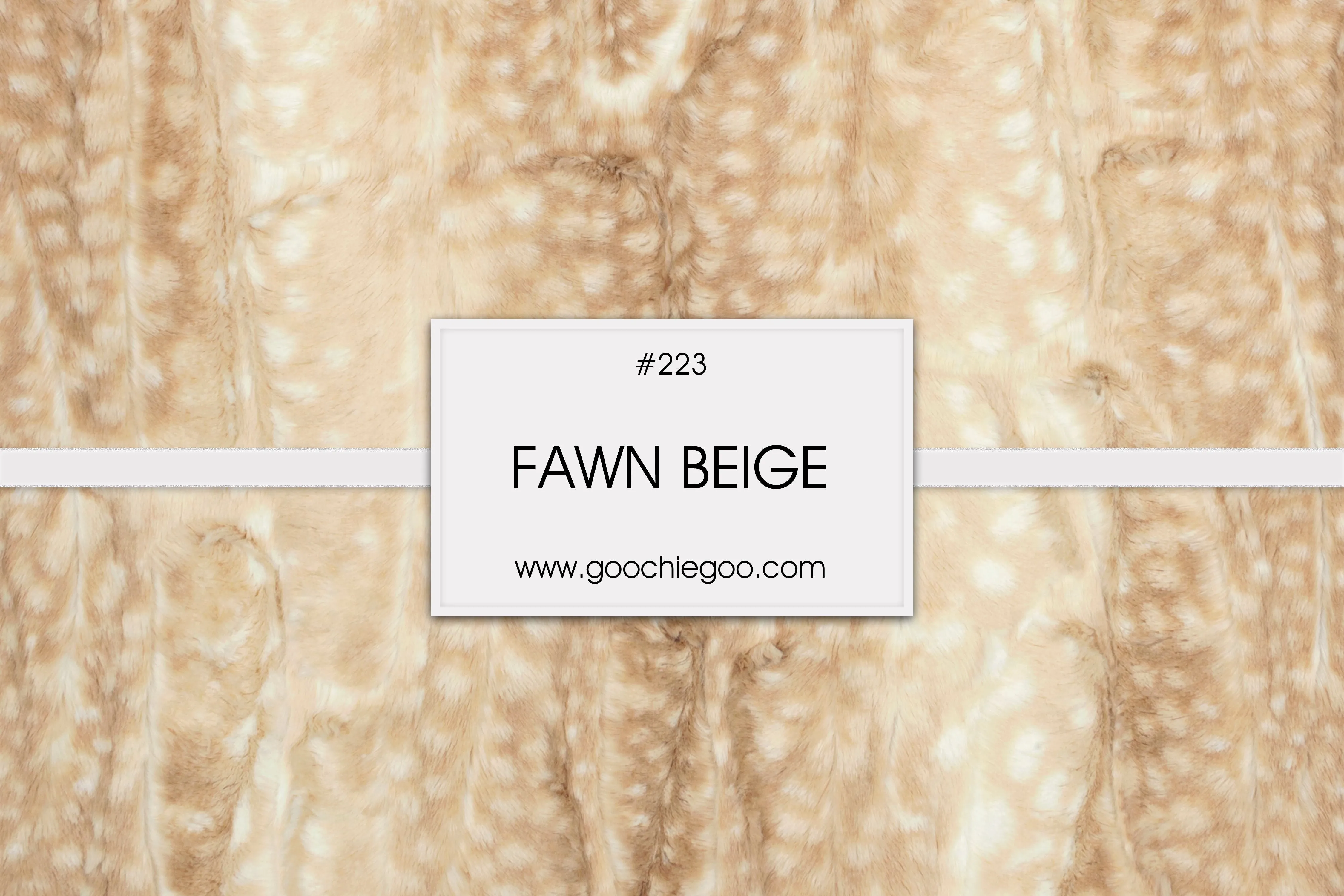 Luxe Cuddle Beige Fawn Blanket