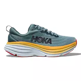 Men's Hoka One One Bondi 8, Goblin Blue/Mountain Spring, 9 D Medium