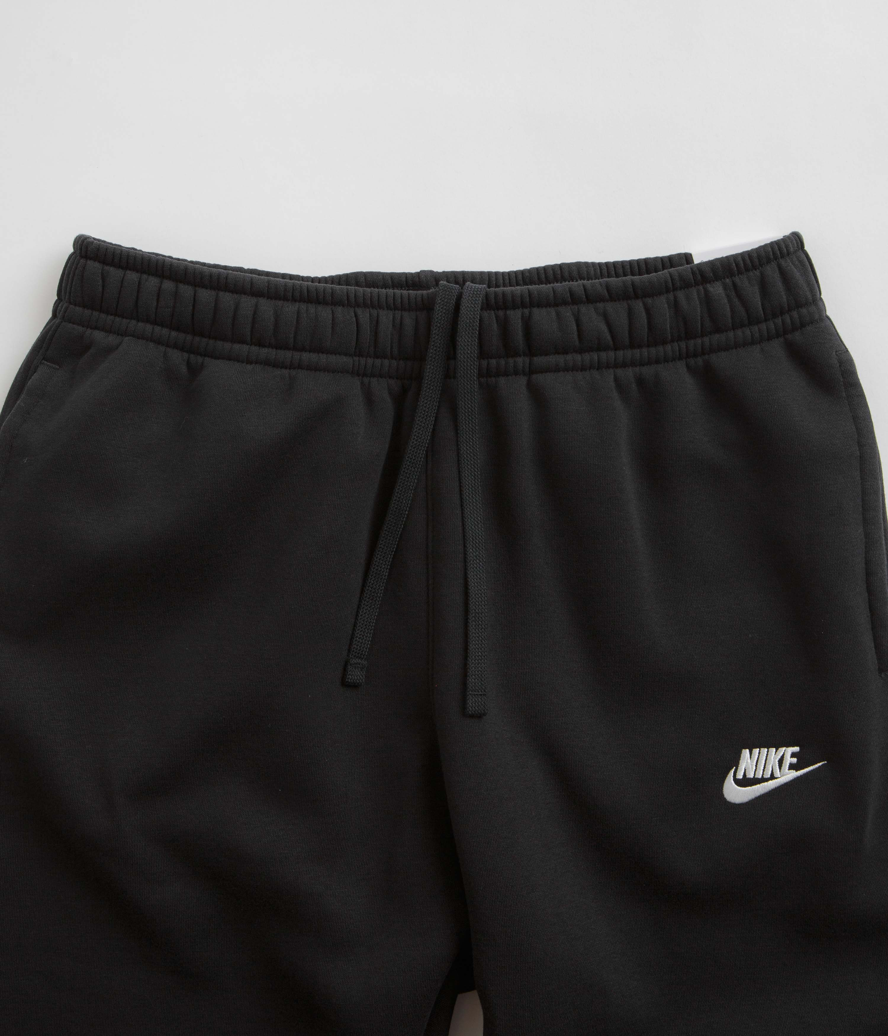 Nike Club Fleece Joggers - Black / Black / White