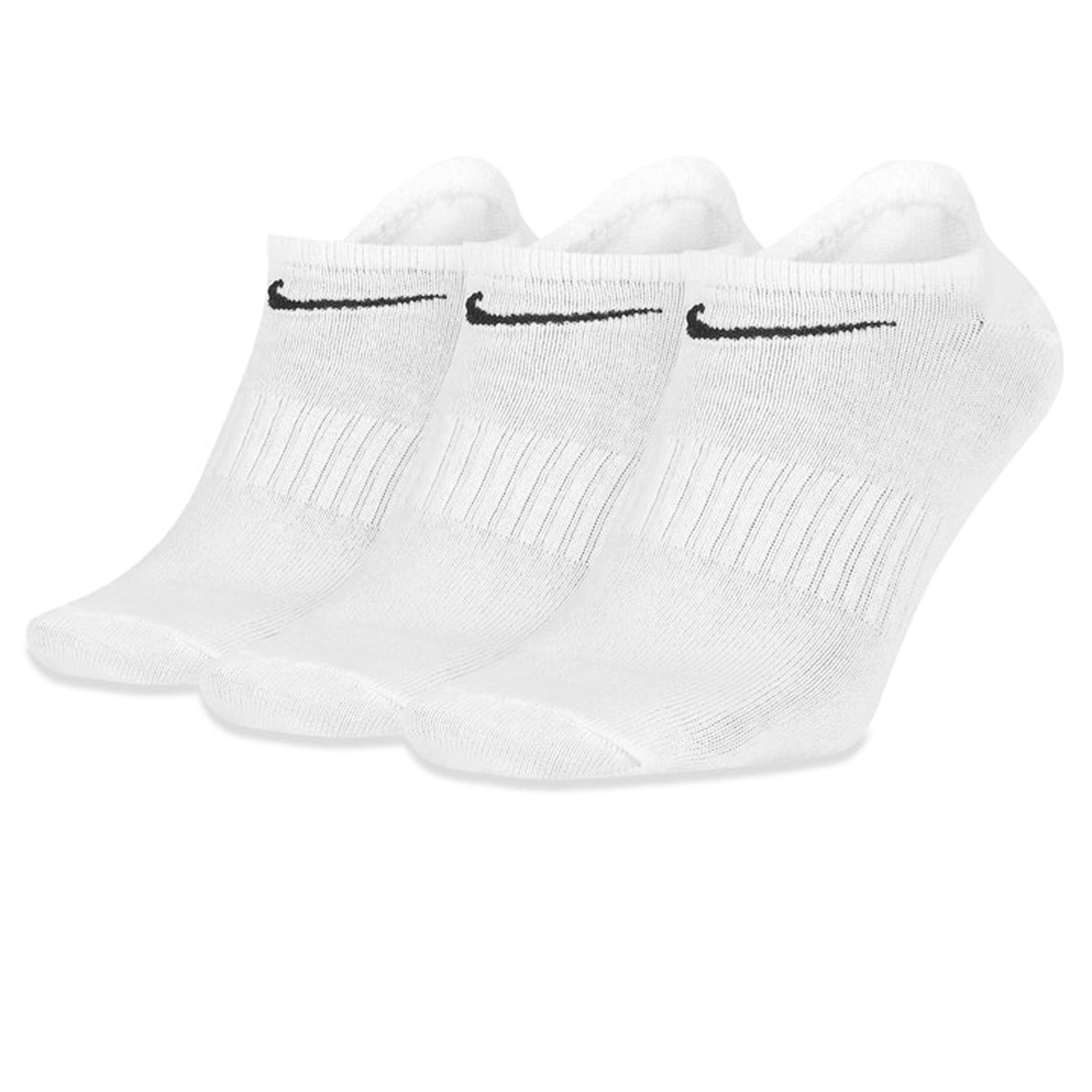 Nike Everyday Lightweight Training No-Show White Socks - 3 Pairs