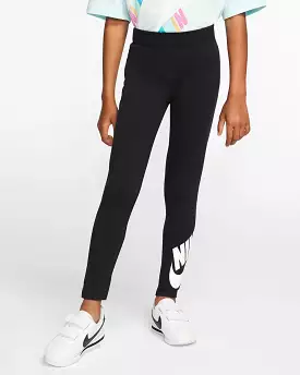 NIKE JUNIOR FUTURA BLACK TIGHTS