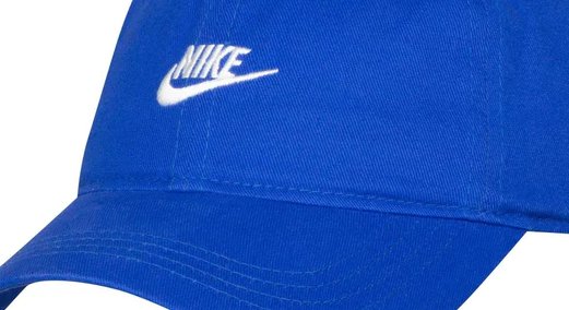 NIKE JUNIOR FUTURA BLUE CURVE CAP