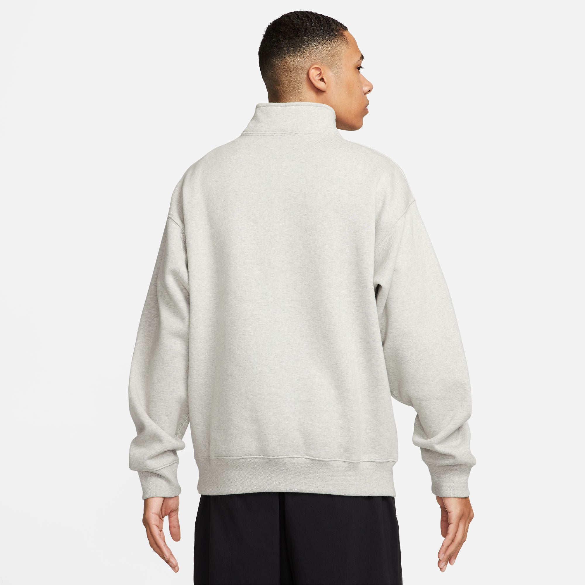 Nike SB 1/4-Zip Fleece Skate Sweatshirt Grey Heather