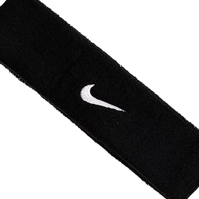 NIKE SWOOSH BLACK HEADBAND