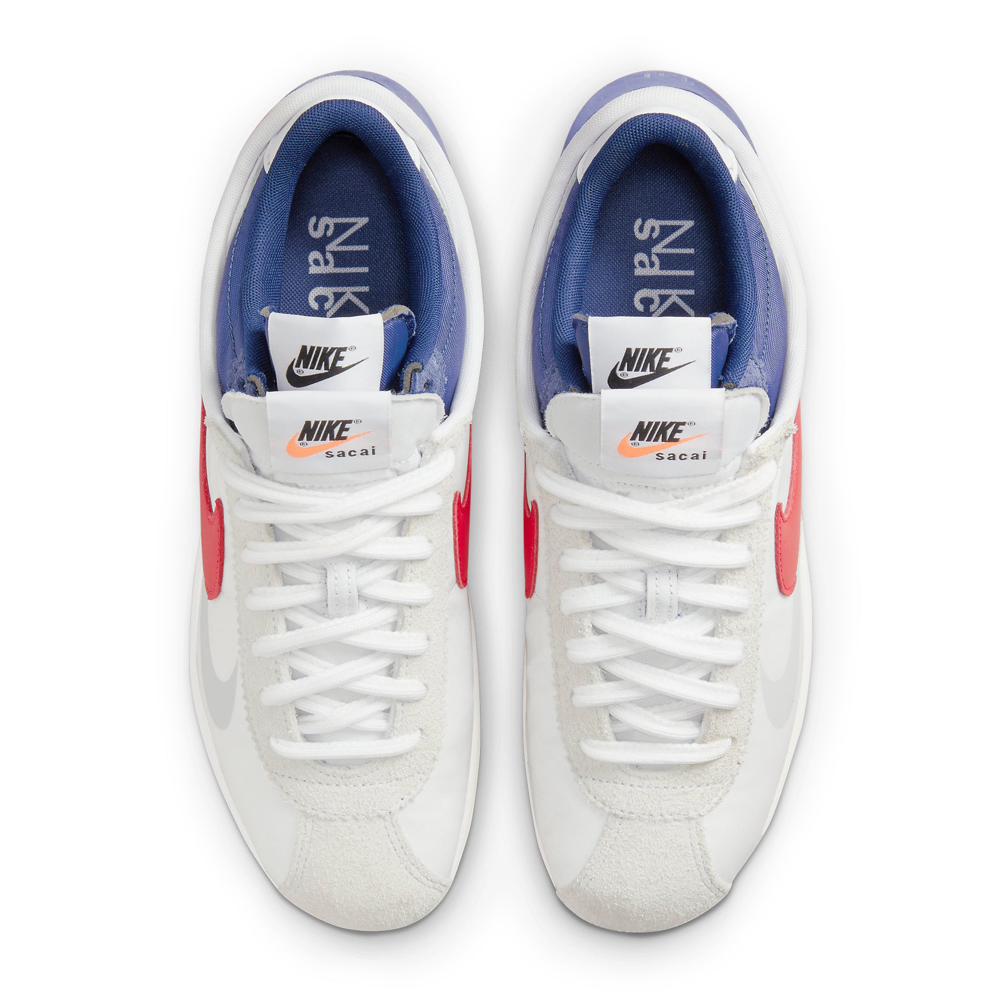 Nike x Sacai Zoom Cortez White University Red Blue