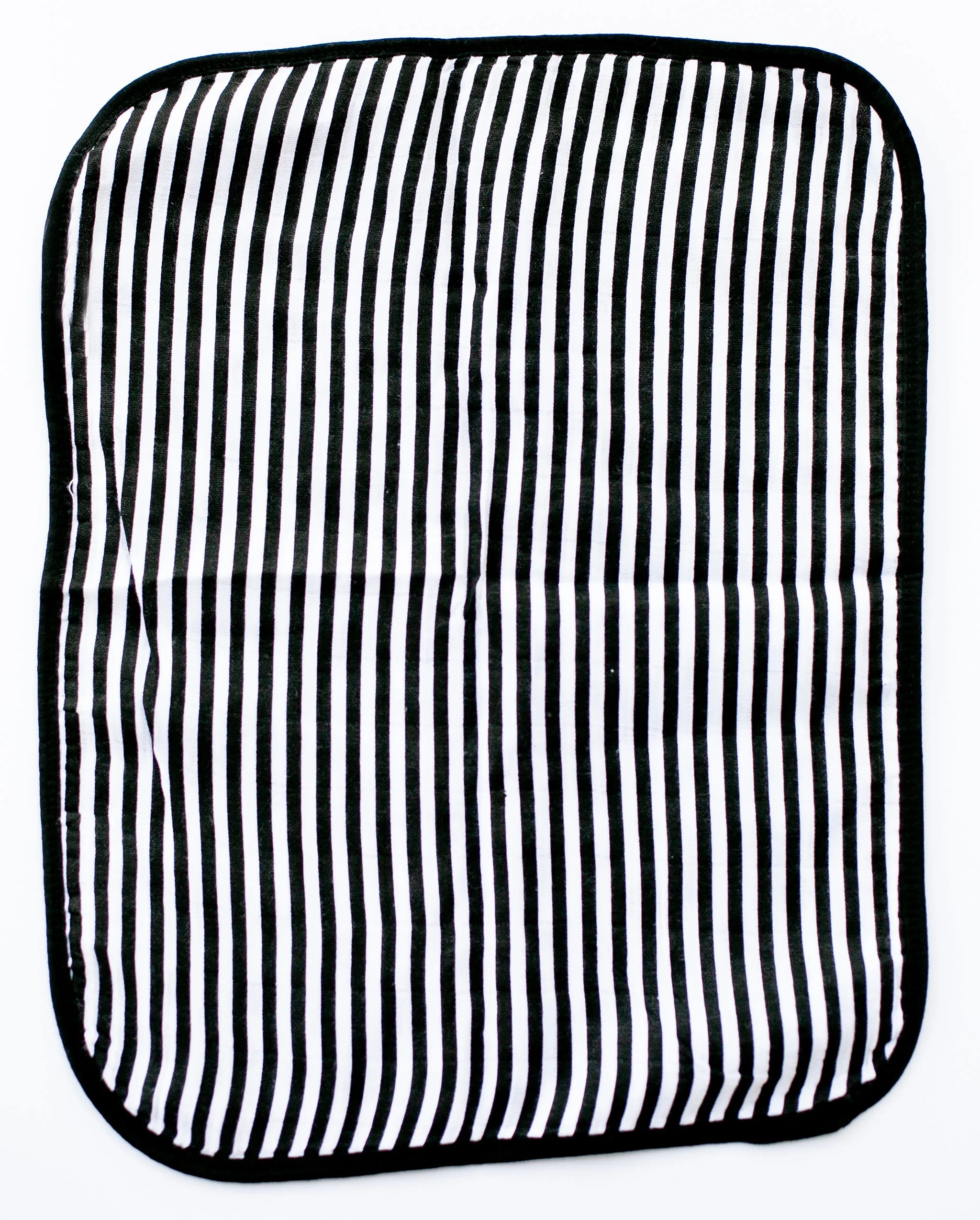 Organic Burp Cloth -  REVERSIBLE Spots + Stripes