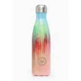 pastel drips water bottle