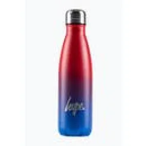 red and blue gradiant water bottle