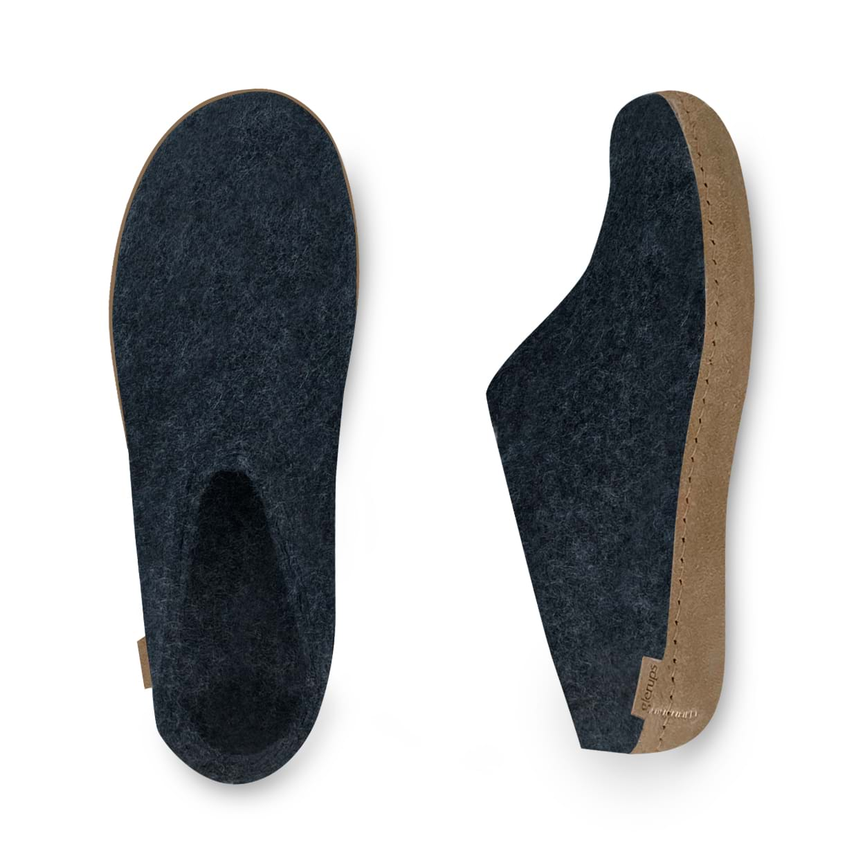 Slip-on with leather sole - Denim