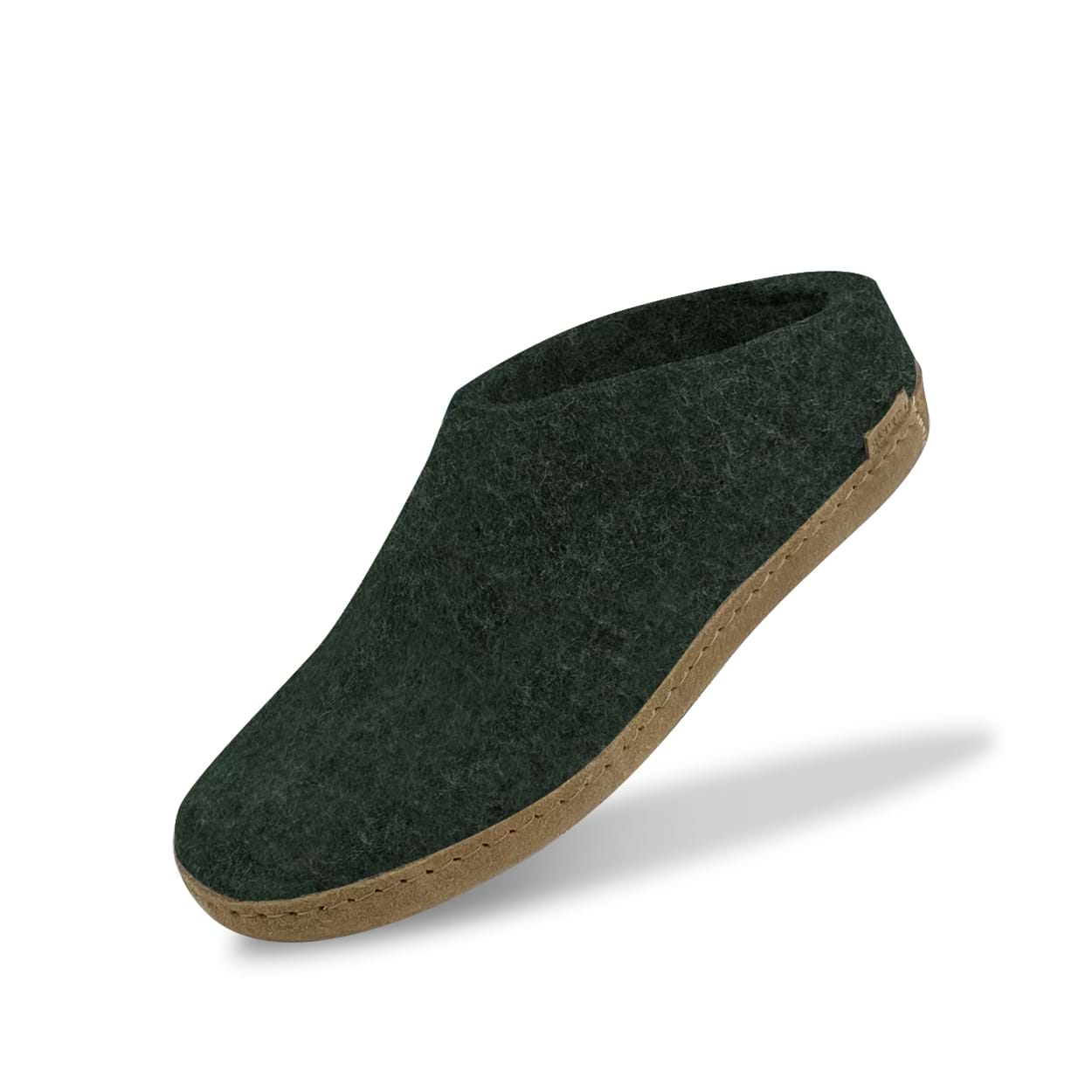 Slip-on with leather sole - Forest