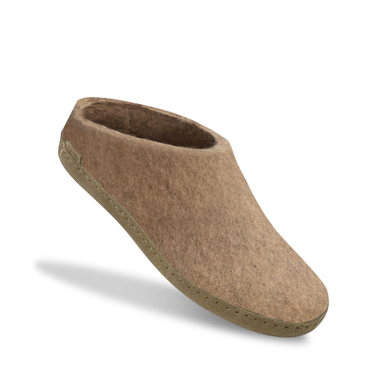 Slip-on with leather sole - Sand