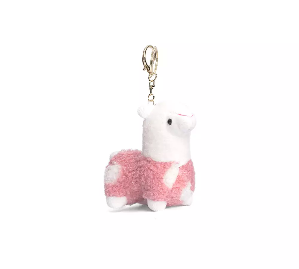 UGG AUSTRALIAN SHEPHERD Cute Plush Alpaca Keyring