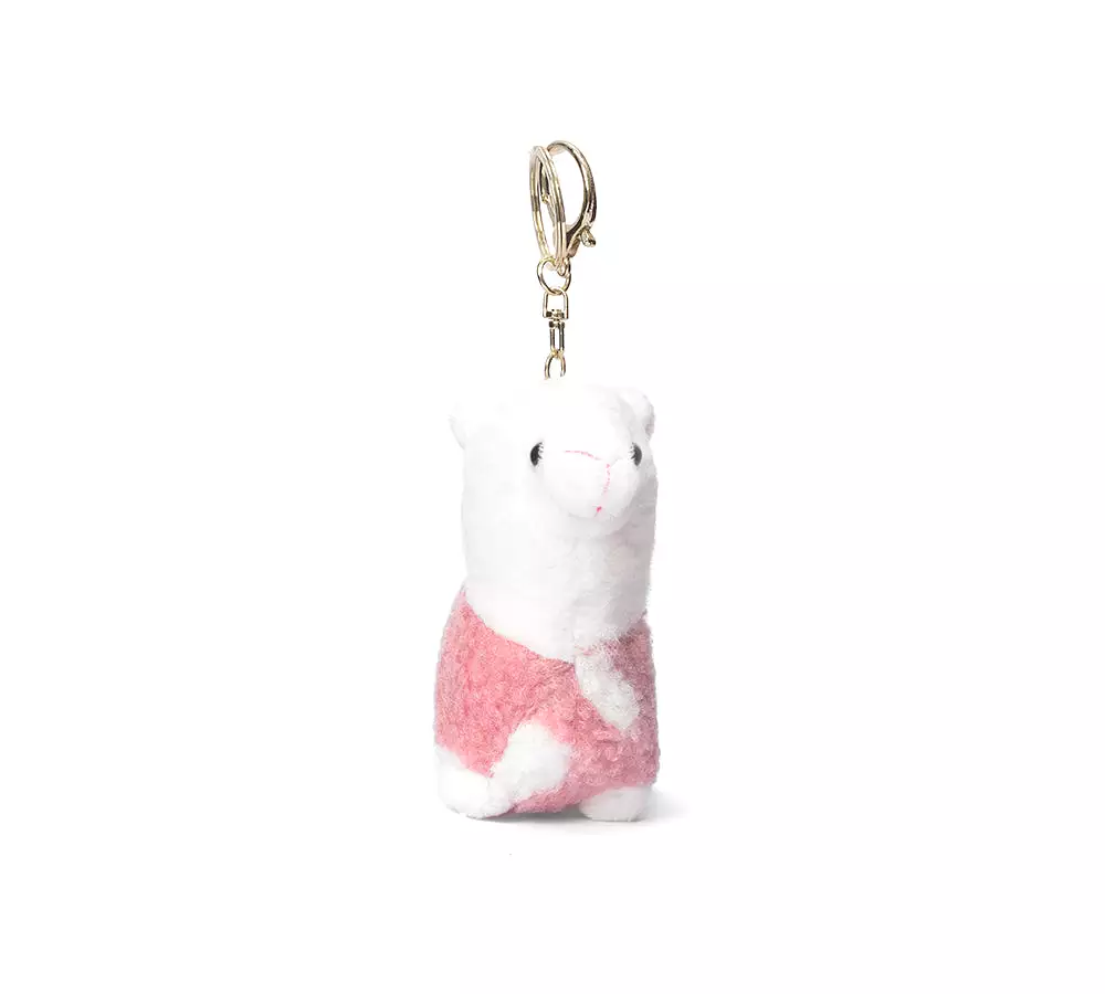 UGG AUSTRALIAN SHEPHERD Cute Plush Alpaca Keyring