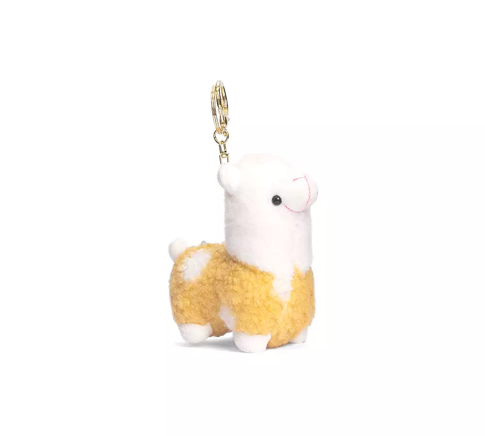 UGG AUSTRALIAN SHEPHERD Cute Plush Alpaca Keyring