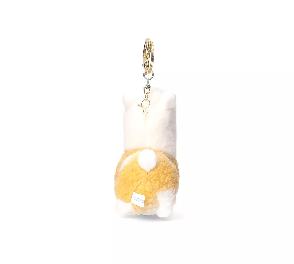 UGG AUSTRALIAN SHEPHERD Cute Plush Alpaca Keyring