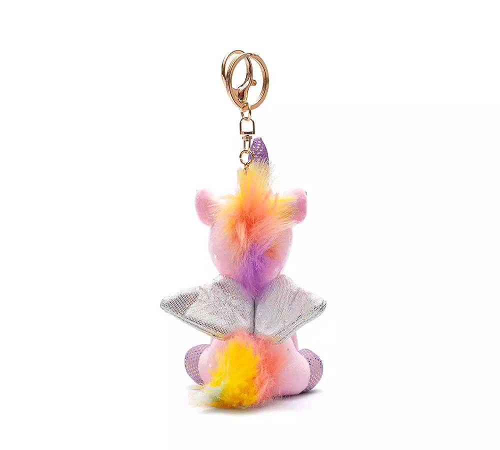 UGG AUSTRALIAN SHEPHERD Cute Plush Unicorn Keyring