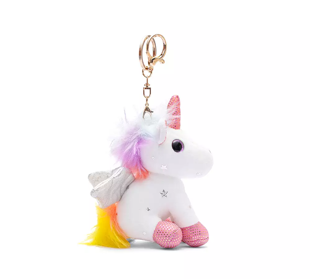 UGG AUSTRALIAN SHEPHERD Cute Plush Unicorn Keyring