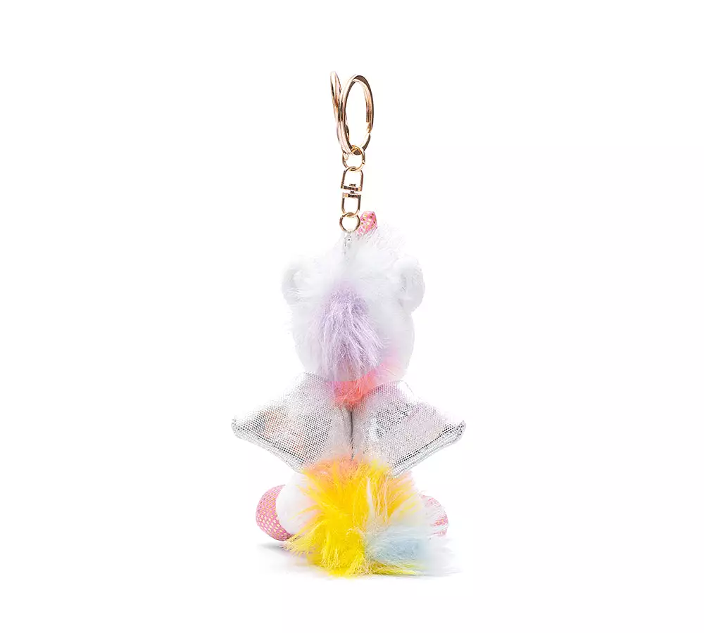 UGG AUSTRALIAN SHEPHERD Cute Plush Unicorn Keyring