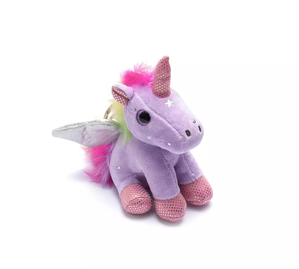 UGG AUSTRALIAN SHEPHERD Cute Plush Unicorn Keyring