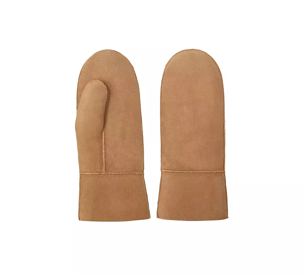 UGG AUSTRALIAN SHEPHERD Fluffy Sheepskin Wool Mittens