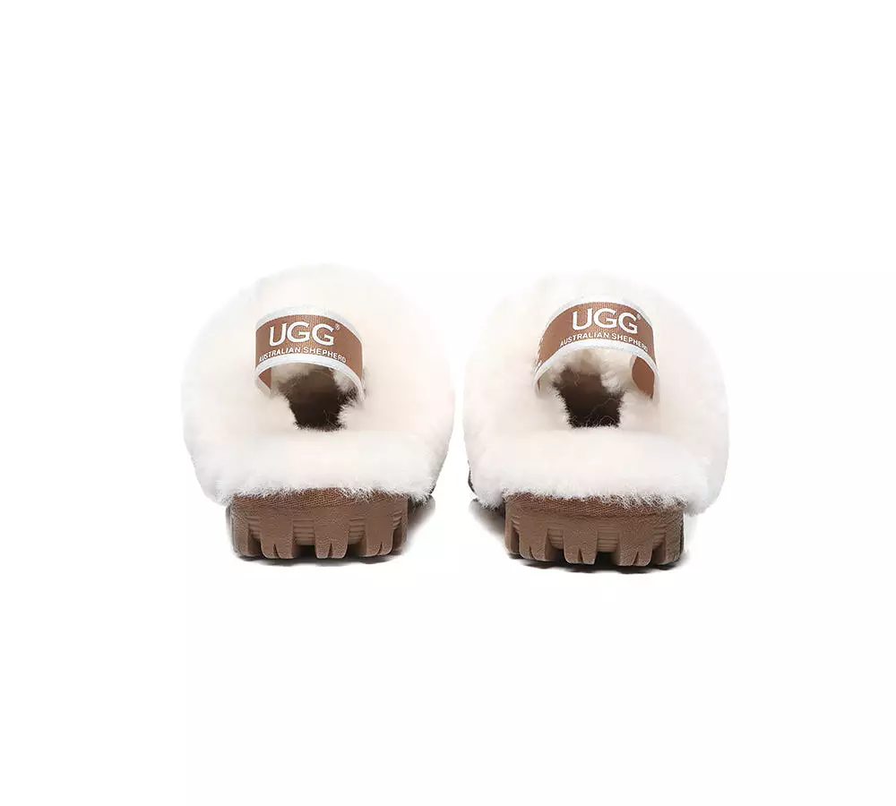 UGG Australian Shepherd Kids Slingback Ugg Slipper Waffle Plus