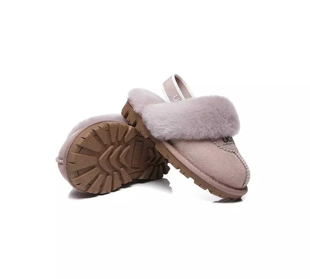 UGG Australian Shepherd Kids Slingback Ugg Slipper Waffle Plus