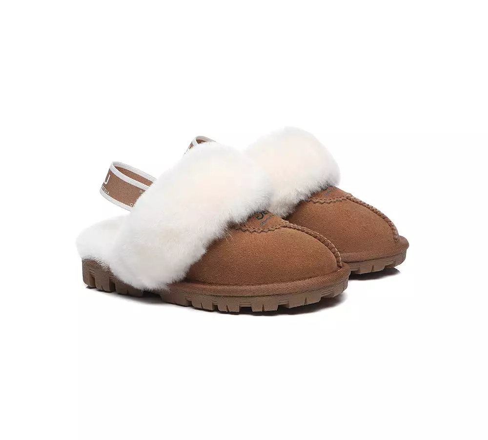 UGG Australian Shepherd Kids Slingback Ugg Slipper Waffle Plus